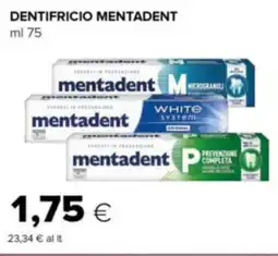 Oasi Dentifricio MENTADENT offerta