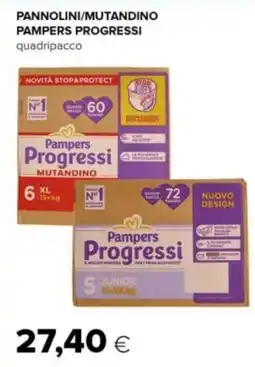 Oasi Pannolini/mutandino PAMPERS PROGRESSI offerta