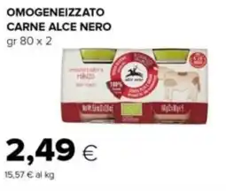 Oasi Omogeneizzato carne ALCE NERO offerta