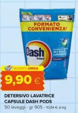 Oasi Detersivo lavatrice capsule DASH PODS offerta