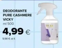 Oasi Deodorante pure cashmere VICKY offerta