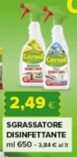 Oasi Citrosil sgrassatore disinfettante offerta