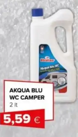 Oasi Akqua blu wc camper offerta