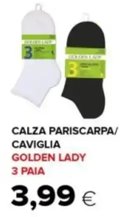 Oasi Calza pariscarpa/ caviglia GOLDEN LADY offerta