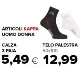 Oasi Articoli kappa uomo donna calza 3 paia offerta
