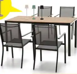 Oasi Set oregon dining 1 tavolo + 4 sedie offerta