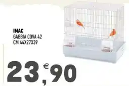 Ayoka Imac gabbia cova 42 cm 44x27x39 offerta