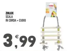 Ayoka Zolux scala in corda cuoio offerta