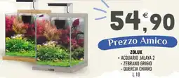 Ayoka Zolux acquario jalaya 2 - zebrano grigio - quercia chiaro offerta