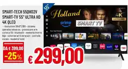 Famila Superstore SMART-TECH 55QH02V SMART-TV 55" ULTRA HD 4K QLED offerta