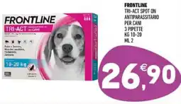 Ayoka Frontline tri-act cani tri-act spot on antiparassitario per cani 3 pipette offerta