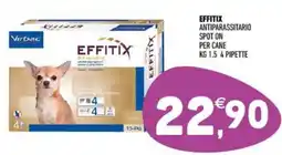 Ayoka Effitix antiparassitario spot on per cane 4 pipette offerta
