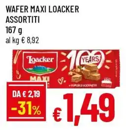 Famila Superstore Wafer maxi loacker offerta