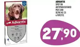 Ayoka Advantix spot on antiparassitario per cani oltre 4 pipette offerta