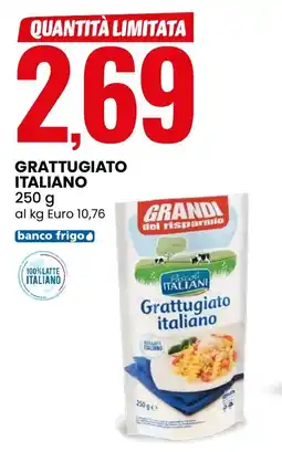 Eurospin Pascoli ITALIANI Grattugiato italiano offerta