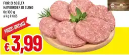 Famila Superstore Fior di scelta hamburger di suino offerta