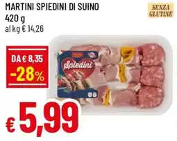 Famila Superstore Martini spiedini di suino offerta