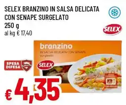 Famila Superstore Selex branzino in salsa delicata con senape surgelato offerta