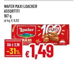 Famila WAFER MAXI LOACKER ASSORTITI offerta