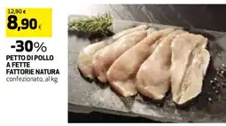Coop Petto di Pollo a Fette Fattorie Natura offerta