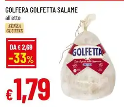 Famila GOLFETTA SALAME offerta