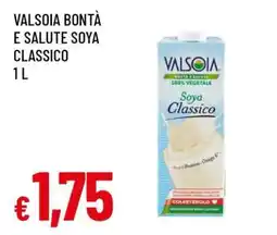 Famila VALSOIA BONTÀ E SALUTE SOYA CLASSICO 1 L offerta