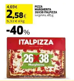 Coop PIZZA MARGHERITA 26X38 ITALPIZZA offerta