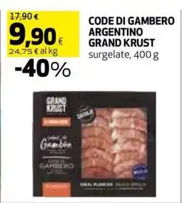 Coop Code di Gambero Argentino Grand Krust offerta