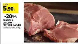 Coop BRACIOLA DI SUINO FATTORIE NATURA offerta