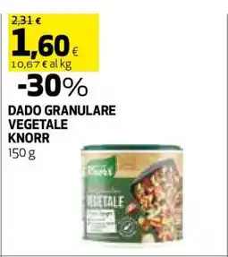 Coop DADO GRANULARE VEGETALE KNORR offerta