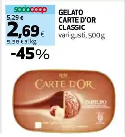 Coop GELATO CARTE D'OR CLASSIC offerta