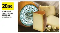 Coop FORMAGGIO GIGLIO SARDO ARGIOLAS offerta