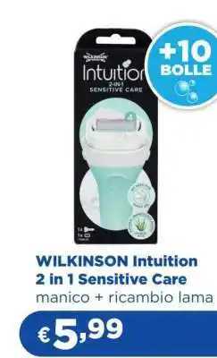 Acqua & Sapone WILKINSON Intuition 2 in 1 Sensitive Care offerta