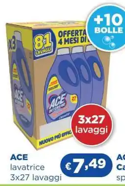 Acqua & Sapone ACE lavatrice 3x27 lavaggi offerta