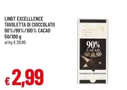 Famila LINDT Excellence Tavoletta di Cioccolato offerta