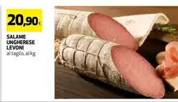 Coop Salame ungherese Levoni offerta