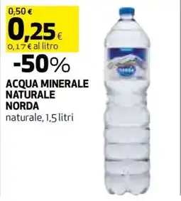 Coop ACQUA MINERALE NATURALE NORDA offerta