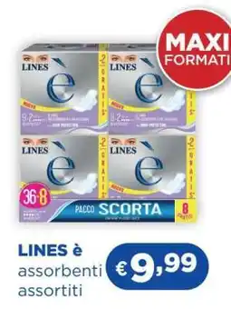Acqua & Sapone LINES È assorbenti assortiti offerta
