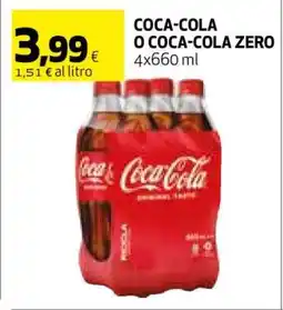 Coop COCA-COLA O COCA-COLA ZERO offerta