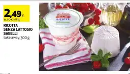 Coop RICOTTA SENZA LATTOSIO SABELLI offerta