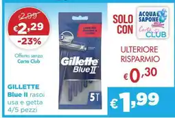 Acqua & Sapone Gillette Blue II offerta