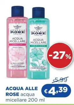 Acqua & Sapone ACQUA ALLE ROSE acqua micellare 200 ml offerta