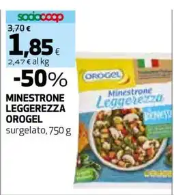 Coop Minestrone Leggerezza Orogel offerta
