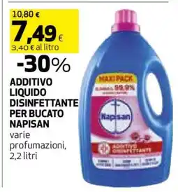 Coop ADDITIVO LIQUIDO DISINFETTANTE PER BUCATO NAPISAN offerta