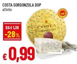 Famila Superstore Costa gorgonzola dop offerta