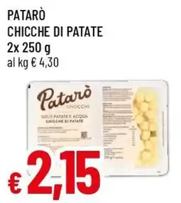 Famila Superstore Patarò chicche di patate offerta