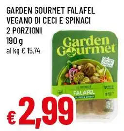 Famila Superstore Garden gourmet falafel vegano di ceci e spinaci offerta