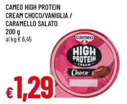 Famila Superstore Cameo high protein cream choco/vaniglia / caramello salato offerta