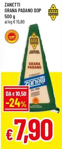 Famila Superstore Zanetti grana padano dop offerta