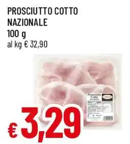 Famila Superstore Prosciutto cotto nazionale offerta